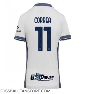 Inter Milan Joaquin Correa #11 Replik Auswärtstrikot Damen 2024-25 Kurzarm